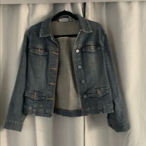 Chico's Dark Blue Jean Jacket